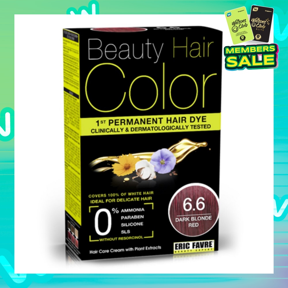 Beauty Hair Color 6.6 Dark  Blonde red 160ml