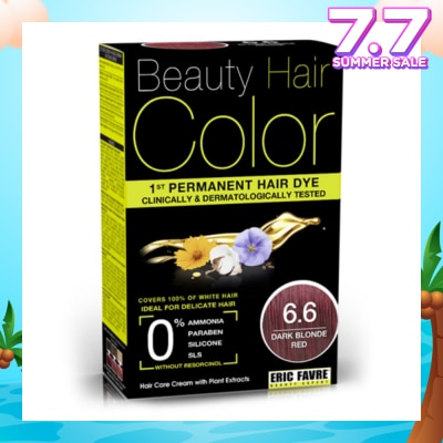 BEAUTY HAIR COLOR Beauty Hair Color 6.6 Dark  Blonde red 160ml