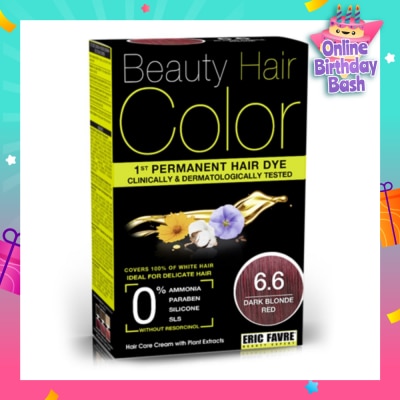 BEAUTY HAIR COLOR Beauty Hair Color 6.6 Dark  Blonde red 160ml