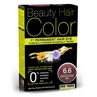 BEAUTY HAIR COLOR Beauty Hair Color 6.6 Dark  Blonde red 160ml