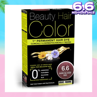 BEAUTY HAIR COLOR Beauty Hair Color 6.6 Dark  Blonde red 160ml
