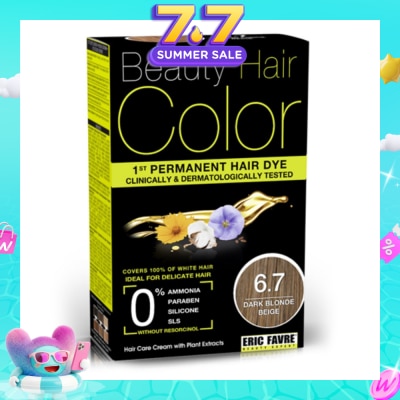 BEAUTY HAIR COLOR - Beauty Hair Color 6.7 Dark  Blonde Beige 160ml