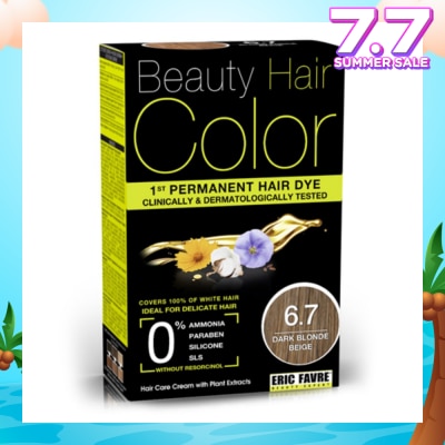 BEAUTY HAIR COLOR Beauty Hair Color 6.7 Dark  Blonde Beige 160ml