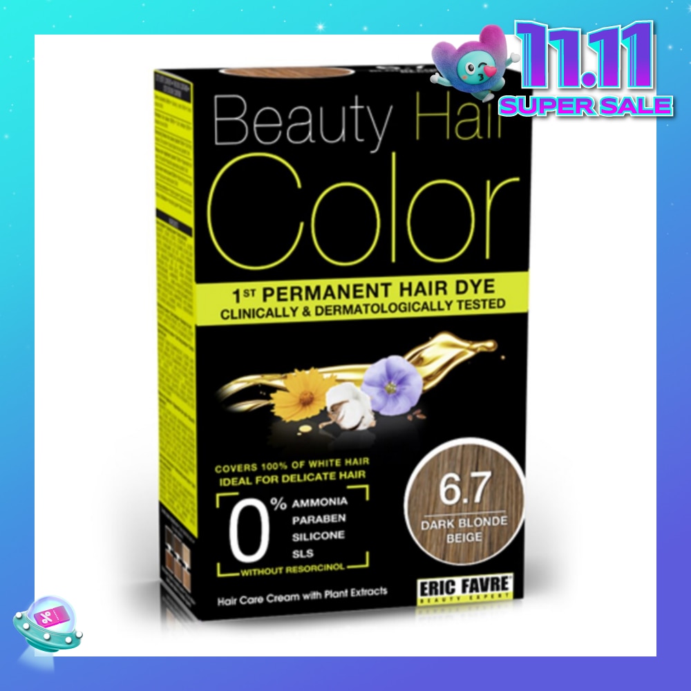 Beauty Hair Color 6.7 Dark  Blonde Beige 160ml