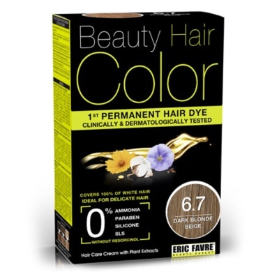 BEAUTY HAIR COLOR Beauty Hair Color 6.7 Dark  Blonde Beige 160ml