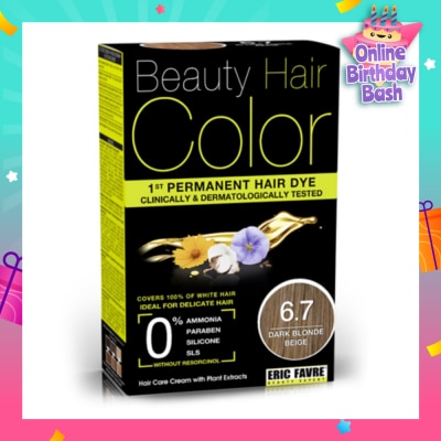BEAUTY HAIR COLOR Beauty Hair Color 6.7 Dark  Blonde Beige 160ml