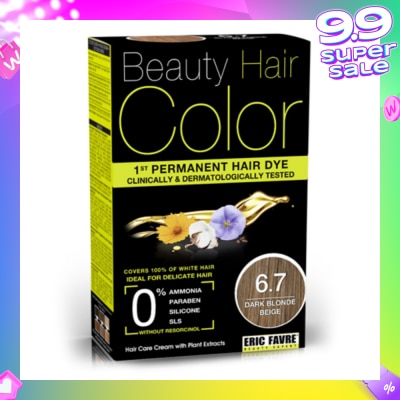 BEAUTY HAIR COLOR Beauty Hair Color 6.7 Dark  Blonde Beige 160ml