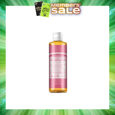 DR BRONNER'S - 18-In-1 Cherry Blossom Pure-Castile Organic Liquid Soap 237ml