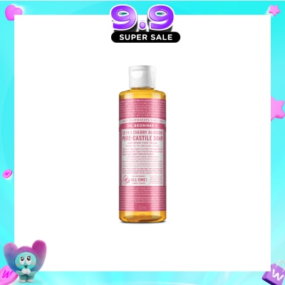 DR BRONNER'S - 18-In-1 Cherry Blossom Pure-Castile Organic Liquid Soap 237ml image