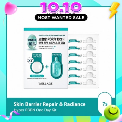 WELLAGE Hyper PDRN One Day Kit for Skin Barrier Repair & Radiance Capsule 25mg x 7s image