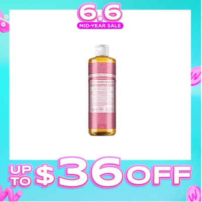 DR BRONNER'S - 18-In-1 Cherry Blossom Pure-Castile Organic Liquid Soap 473ml