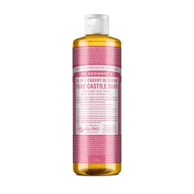 DR BRONNER'S - 18-In-1 Cherry Blossom Pure-Castile Organic Liquid Soap 473ml