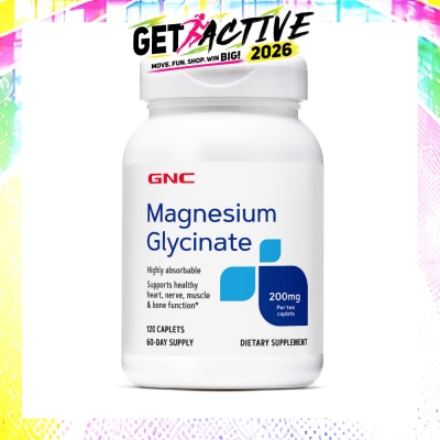 GNC - GNC Magnesium Glycinate 200mg Caplet 120s image