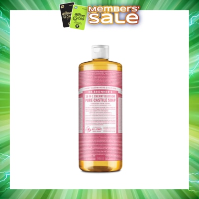 DR BRONNER'S - 18-In-1 Cherry Blossom Pure-Castile Organic Liquid Soap 946ml