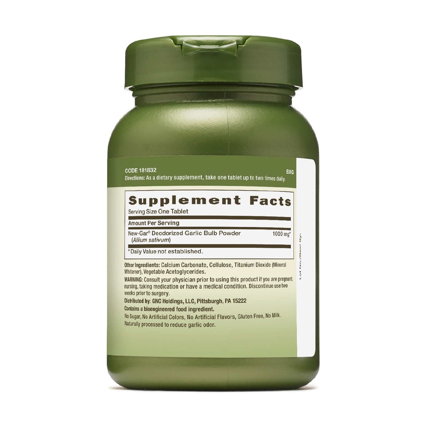 Herbal Plus® Odorless Garlic 1000mg Vegetarian Tablet 100s