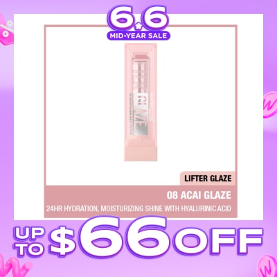 MAYBELLINE - Lifter Glaze Tinted Lip Balm 08 Acai Glaze 19g