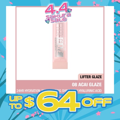 MAYBELLINE - Lifter Glaze Tinted Lip Balm 08 Acai Glaze 19g