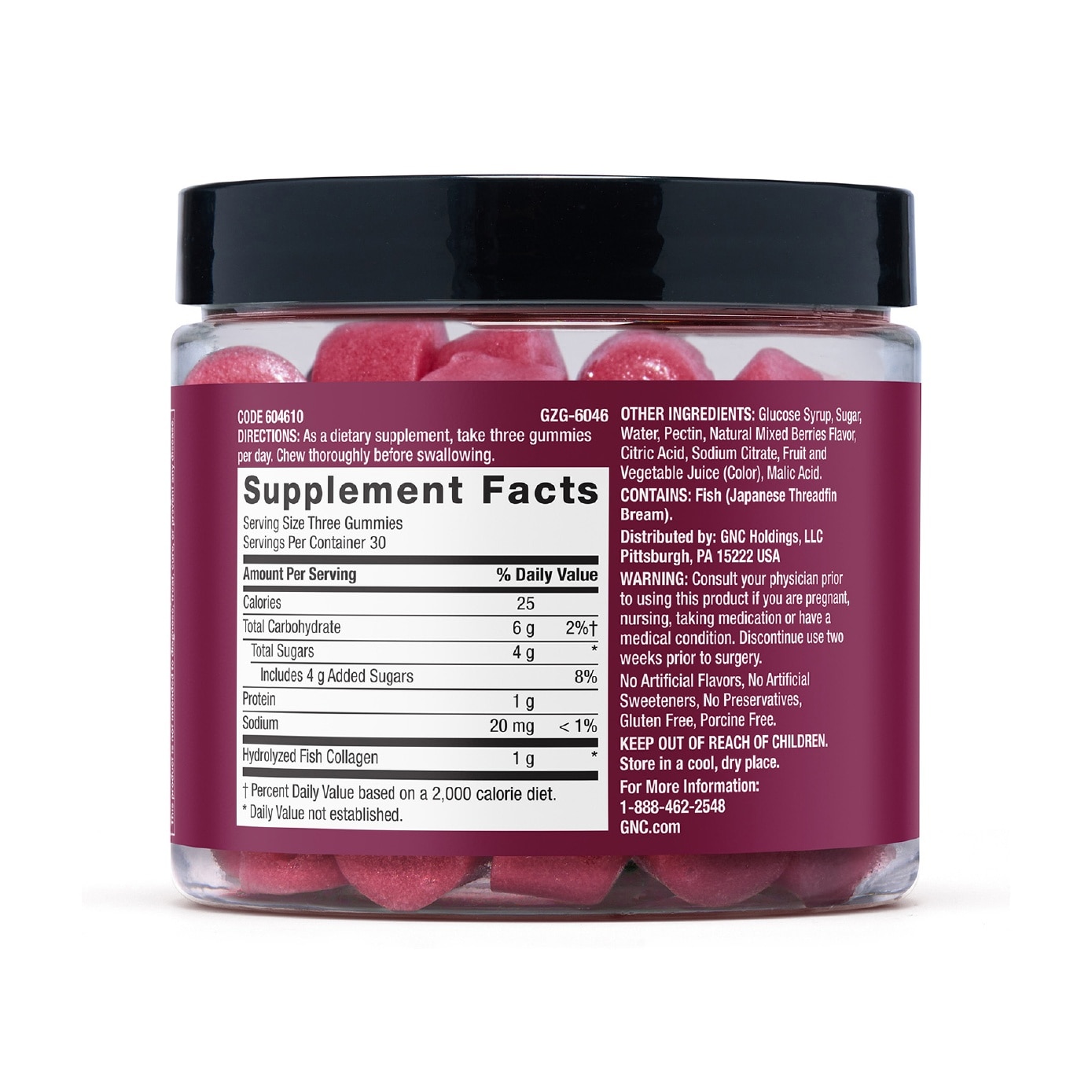 Premier Collagen Marine Peptides Wild Berry Gummy 90s