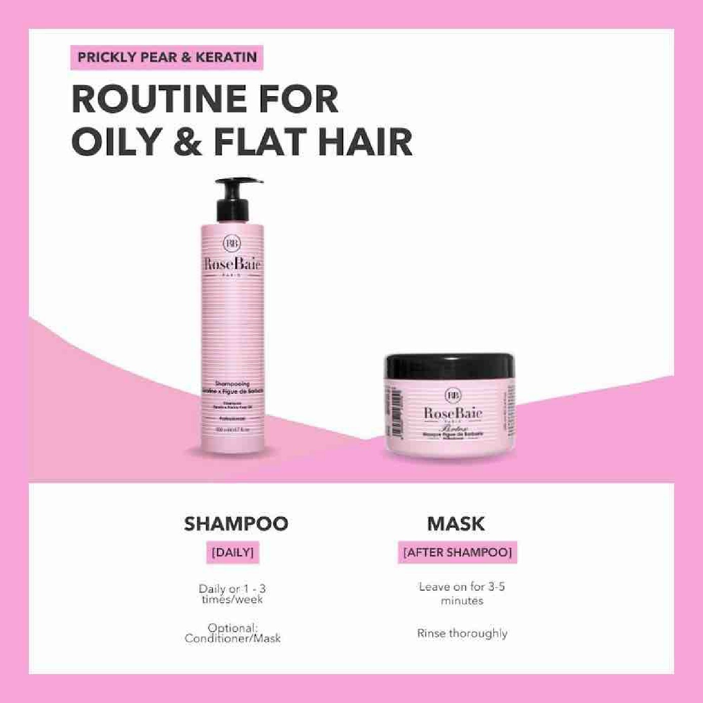 Prickly Pear X Keratin Shampoo For Oily & Flat Hair 500ml