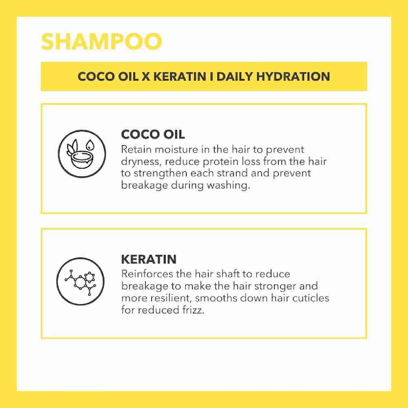 Coco Oil X Keratin Daily Hydration Shampoo 500ml