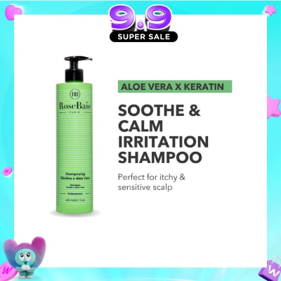 ROSEBAIE - Aloe Vera X Keratin Soothe & Calm Irritation Shampoo 500ml image