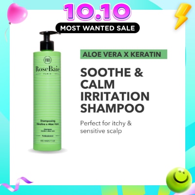ROSEBAIE Aloe Vera X Keratin Soothe & Calm Irritation Shampoo 500ml image