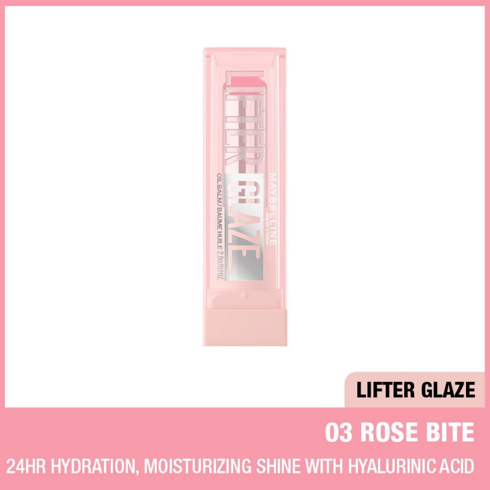MAYBELLINE Lifter Glaze Tinted Lip Balm 03 Rose Bite 19g