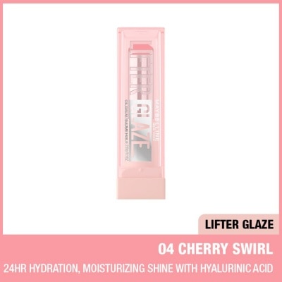 MAYBELLINE Lifter Glaze Tinted Lip Balm 04 Cherry Swirl 19g