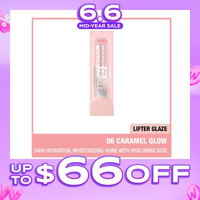 MAYBELLINE - Lifter Glaze Tinted Lip Balm 06 Caramel Glow 19g