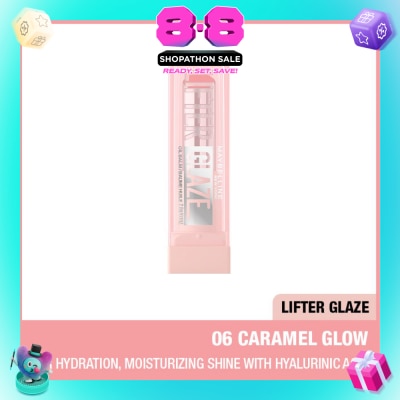 MAYBELLINE - Lifter Glaze Tinted Lip Balm 06 Caramel Glow 19g