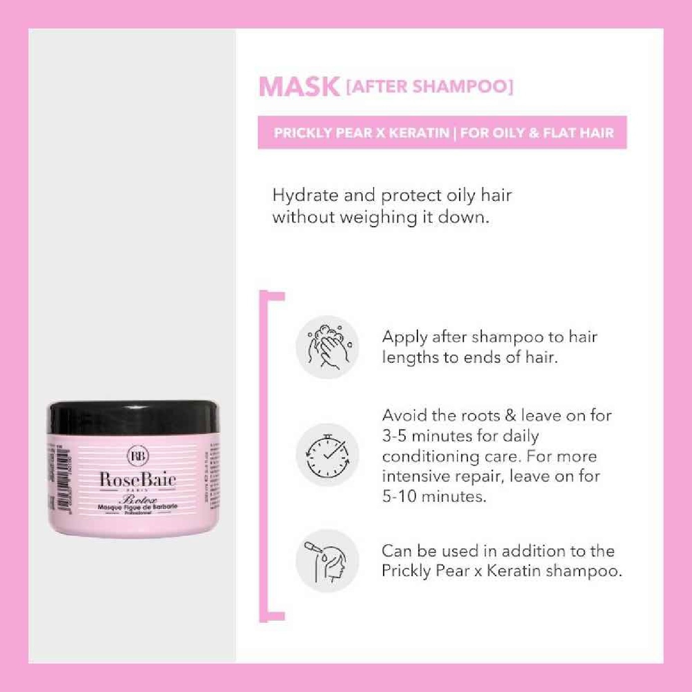Prickly Pear X Keratin Botox Hydrating Hair Mask 250ml