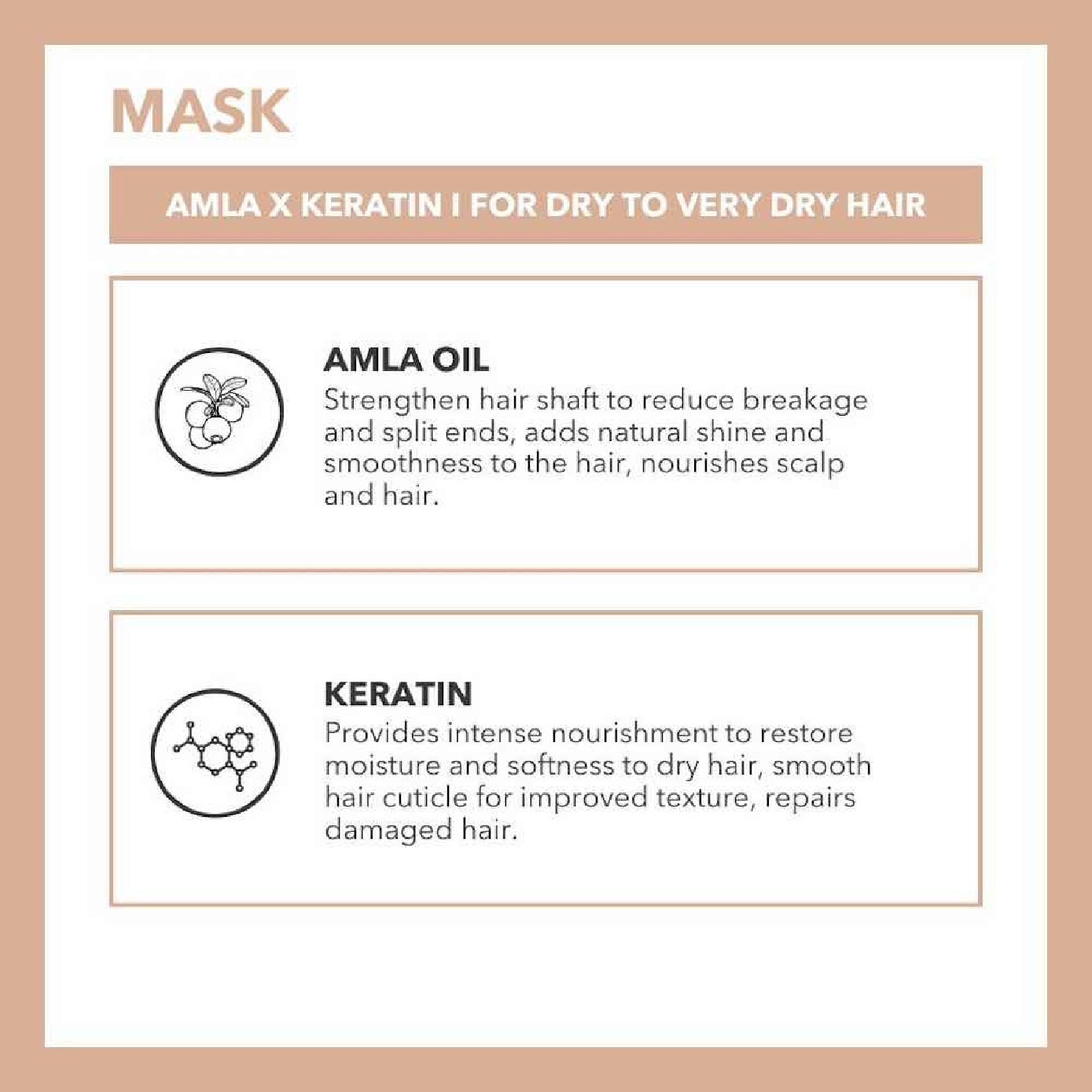 Amla X Keratin Revitalizing Hair Mask 500ml