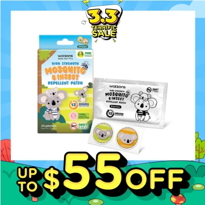 WATSONS High Strength Mosquito & Insect Repellent Patch 24s
