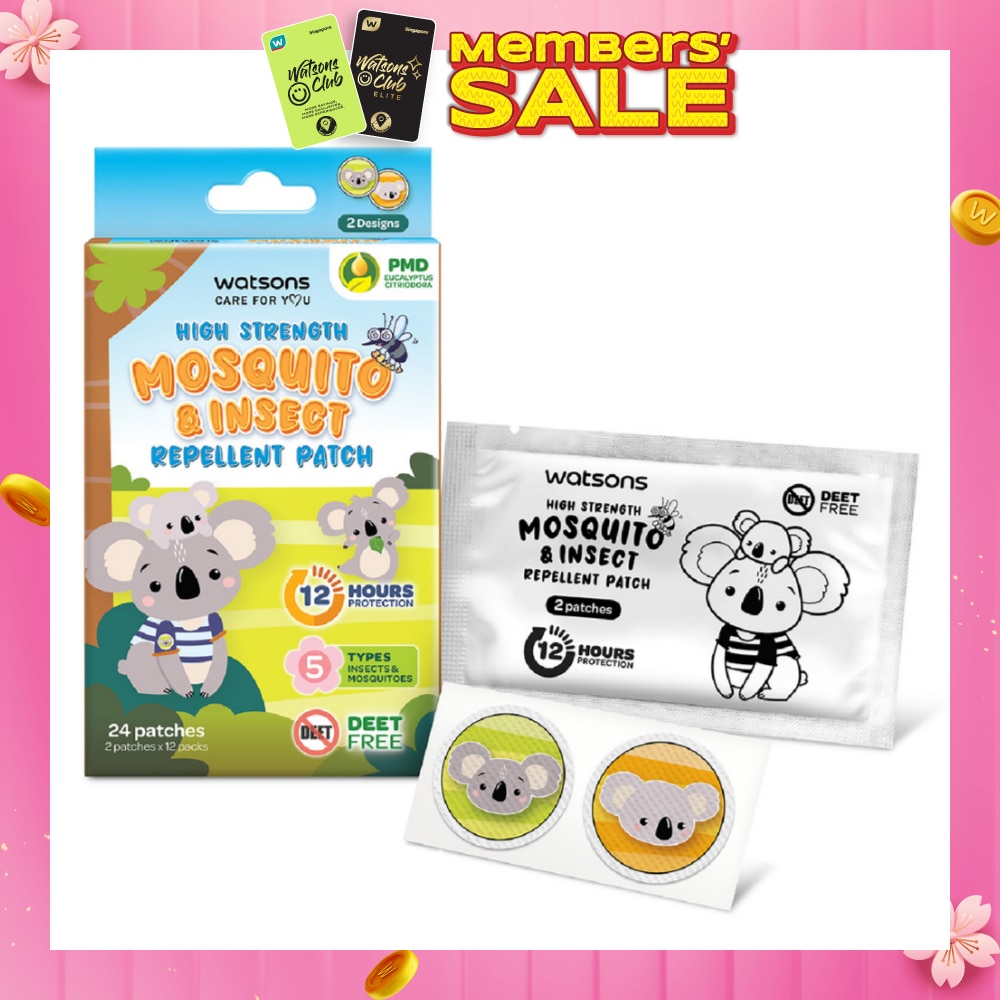 High Strength Mosquito & Insect Repellent Patch 24s