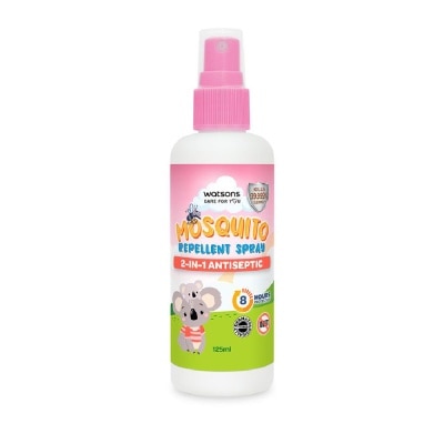 WATSONS 2-in-1 Antiseptic Mosquito Repellent Spray 125ml