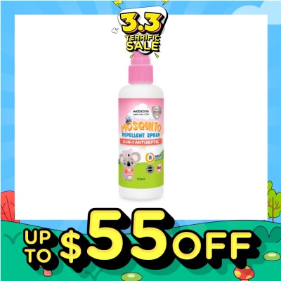 WATSONS 2-in-1 Antiseptic Mosquito Repellent Spray 125ml