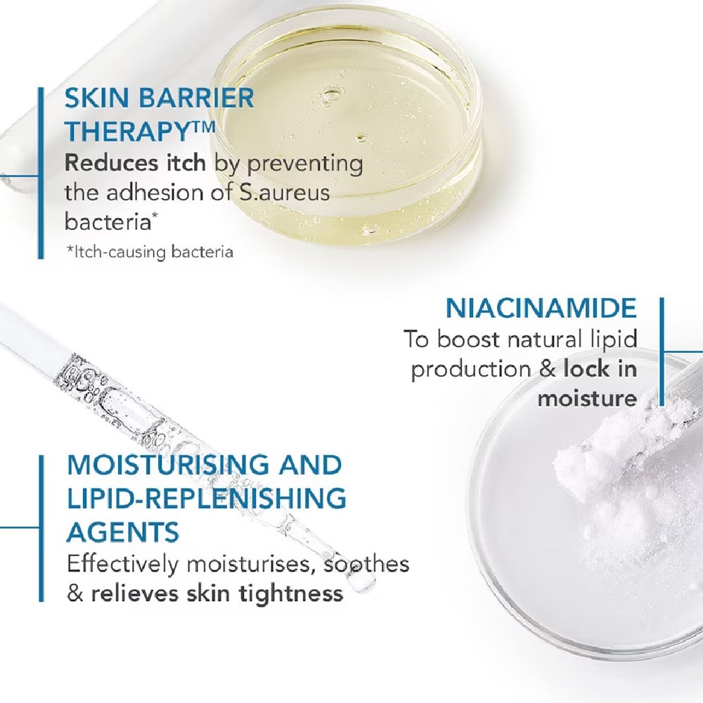 Atoderm Huile De Douche Anti-Irritation Face & Body Cleansing Shower Oil Eco Refill Pack 1L x 2s + Family Pouch