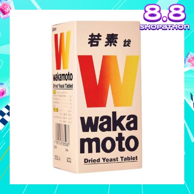 WAKAMOTO Yeast Tablet (Promotes Bowel Motion + Softens Stools) 300s