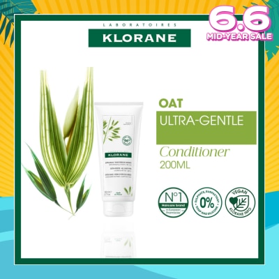 KLORANE Ultra-Gentle Oat Conditioner (To Detangles, Moisturizes & Protects) 200ml