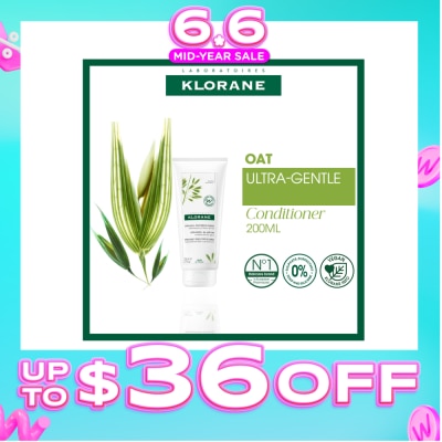 KLORANE - Ultra-Gentle Oat Conditioner (To Detangles, Moisturizes & Protects) 200ml