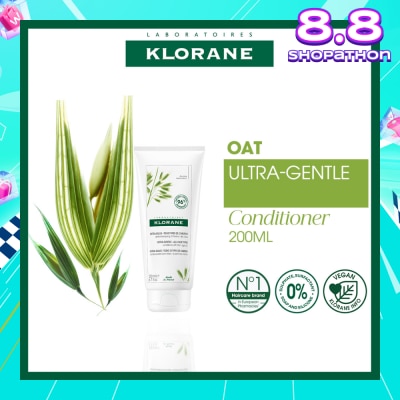 KLORANE Ultra-Gentle Oat Conditioner (To Detangles, Moisturizes & Protects) 200ml