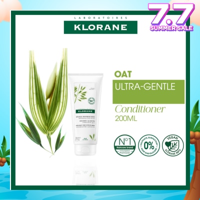 KLORANE Ultra-Gentle Oat Conditioner (To Detangles, Moisturizes & Protects) 200ml