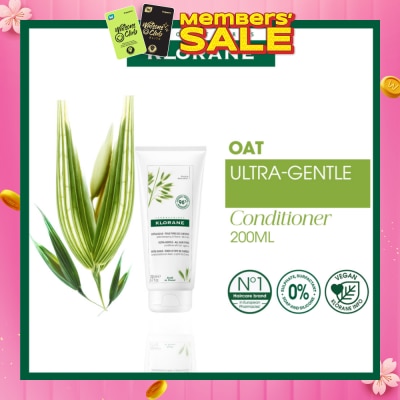KLORANE Ultra-Gentle Oat Conditioner (To Detangles, Moisturizes & Protects) 200ml