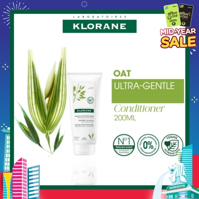 KLORANE Ultra-Gentle Oat Conditioner (To Detangles, Moisturizes & Protects) 200ml