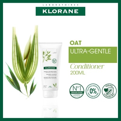 KLORANE Ultra-Gentle Oat Conditioner (To Detangles, Moisturizes & Protects) 200ml