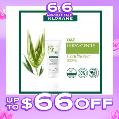 KLORANE - Ultra-Gentle Oat Conditioner (To Detangles, Moisturizes & Protects) 200ml