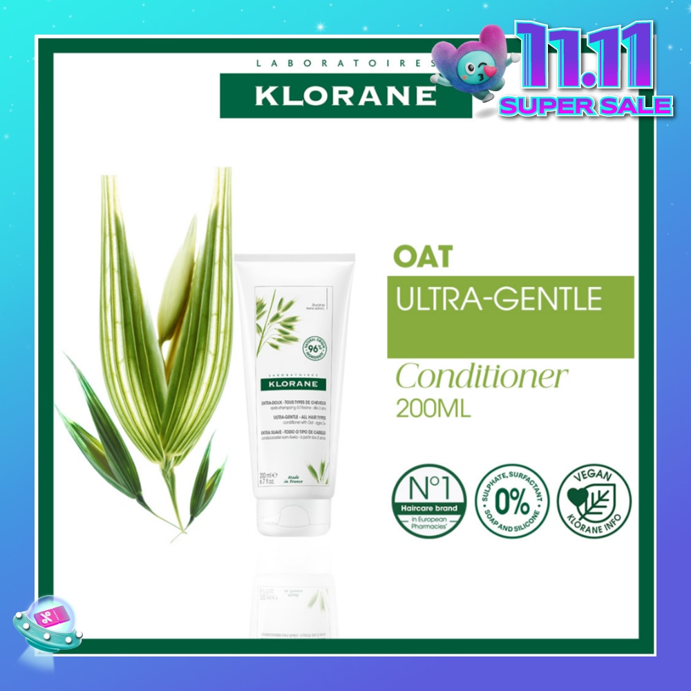 Ultra-Gentle Oat Conditioner (To Detangles, Moisturizes & Protects) 200ml