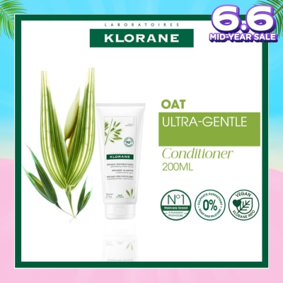 KLORANE Ultra-Gentle Oat Conditioner (To Detangles, Moisturizes & Protects) 200ml