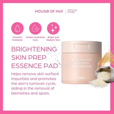 HOUSE OF HUR Brightening Skin Prep Essence Pad 70s