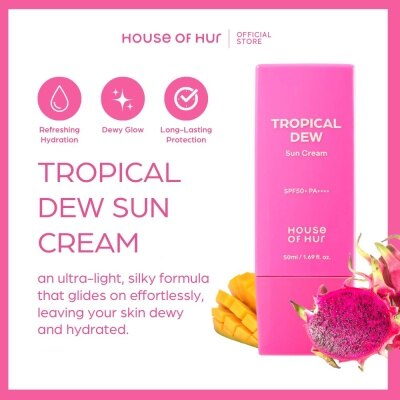 HOUSE OF HUR Tropical Dew Sun Cream 50ml